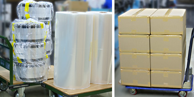 窪津製袋 発送準備 納品